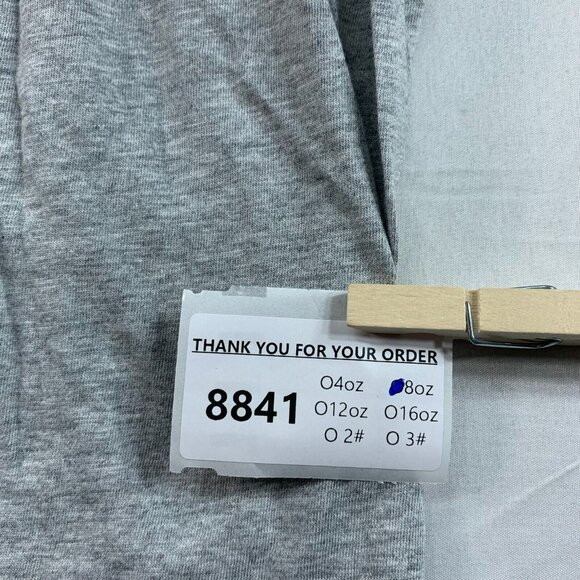 DKNY Shirt Womens Size Large Gray Short Sleeve Front Twisted Knot Sport New - Picture 7 of 7